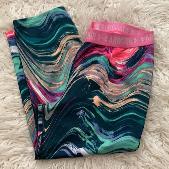 Under Armour Multicolor athletic Leggings Small - Picture 3 of 5